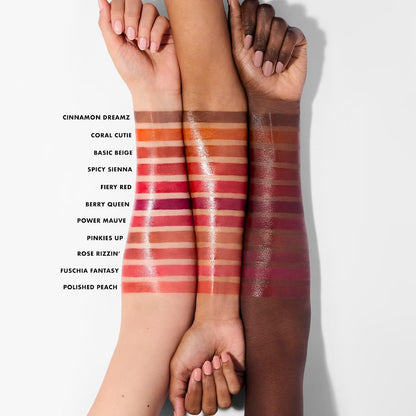 e l f Glossy Lip Stain Long Lasting Lightweight Lip Stain For Sheer Pop Of Color Subtle Gloss Finish Vegan Cruelty Free Spicy Sienna