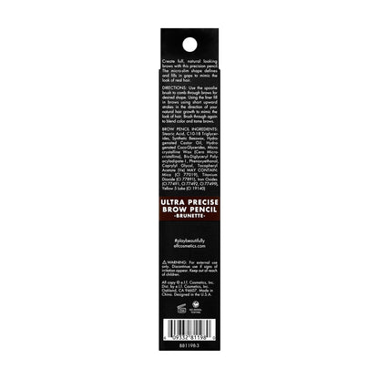 e.l.f. Ultra Precise Brow Pencil, Dual-Ended, Ultra Fine Tip Defines, Brunette.