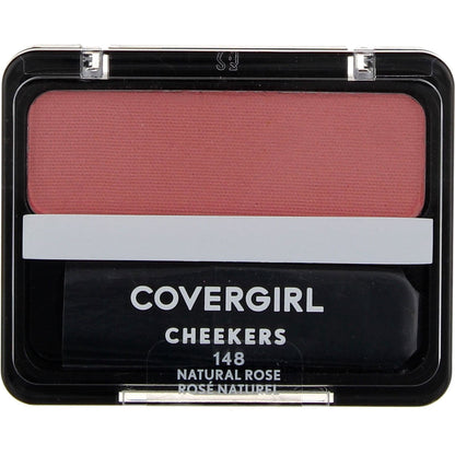 COVERGIRL Cheekers Blendable Powder Blush, 148 Natural Rose, 0.12 oz