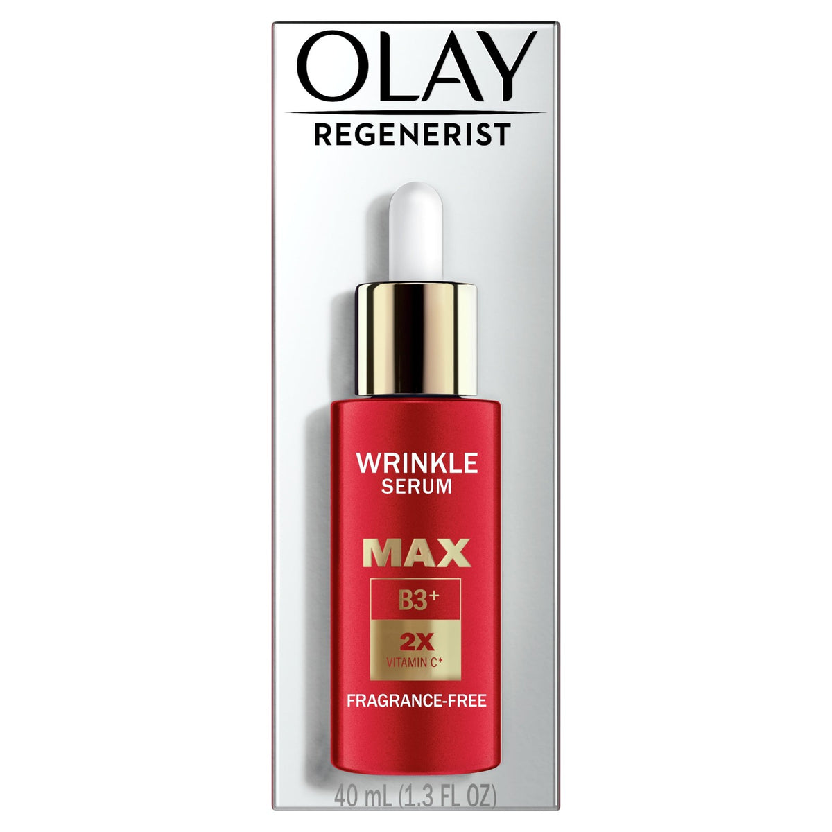 Olay Regenerist Wrinkle Serum MAX with B3+ 2X Peptides, 1.3 fl oz