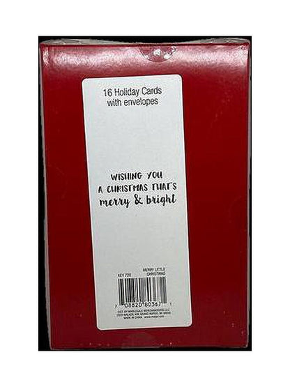 American Greetings Christmas Holiday Cards with Envelopes, Little Christmas 16ct