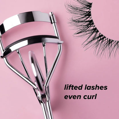 2 Pack L.A. Colors Dramatillash Eyelash Curler Easy-Grip Handle CBEL525 Lash