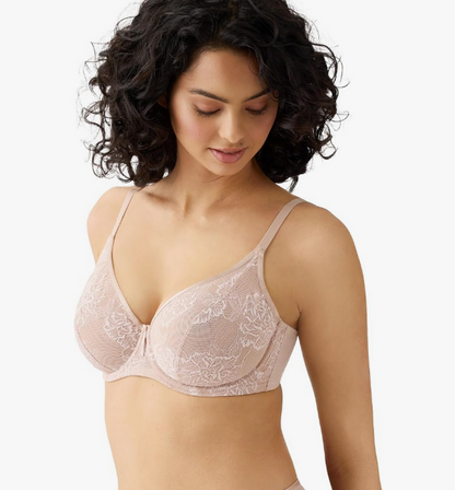 Wacoal Women's Full Bloom Unlined Underwire Full Coverage Bra, Rose Dust 40G