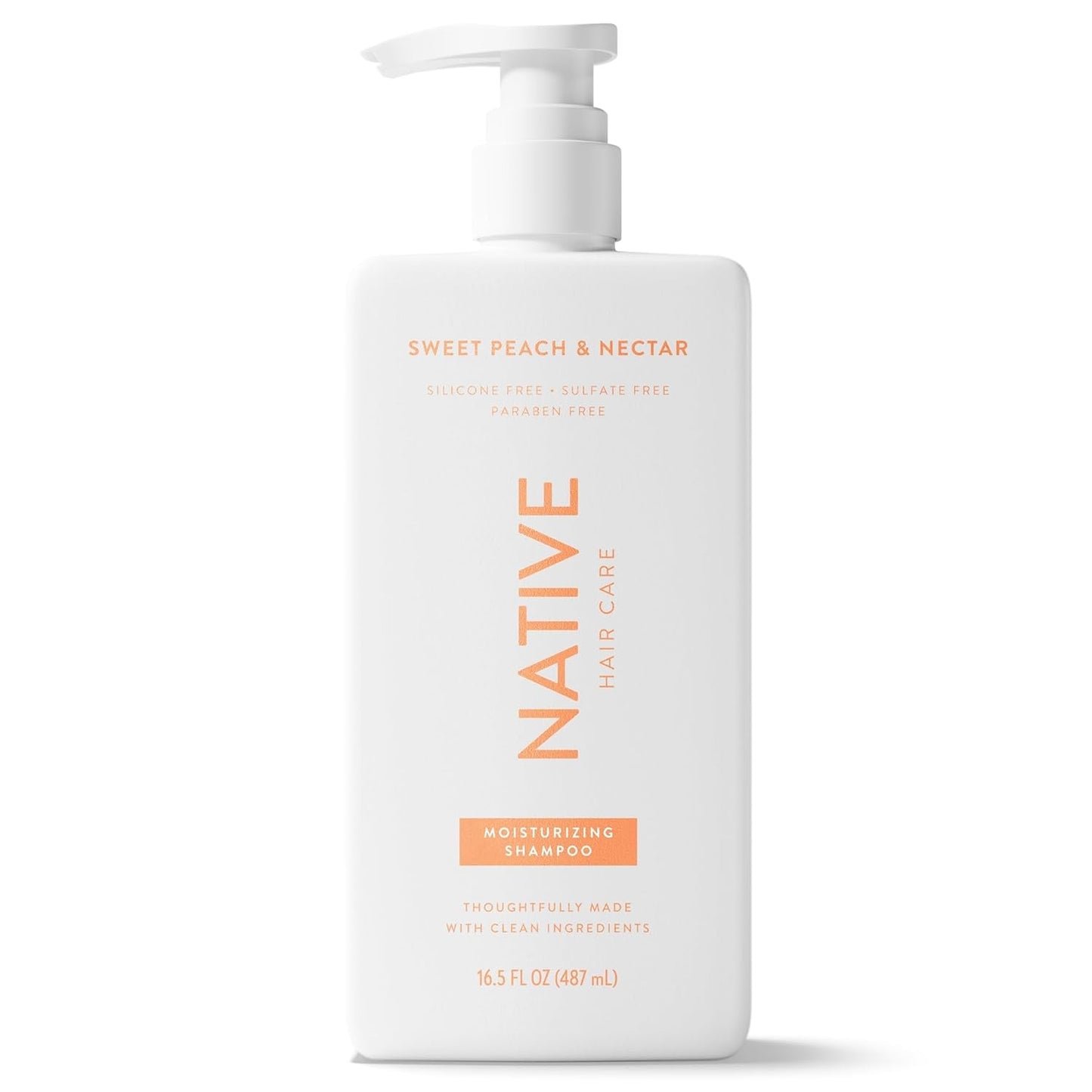 Native Moisturizing Shampoo Sweet Peach & Nectar 16.5 fl Oz.