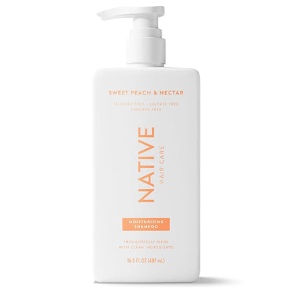 Native Moisturizing Shampoo Sweet Peach & Nectar 16.5 fl Oz.