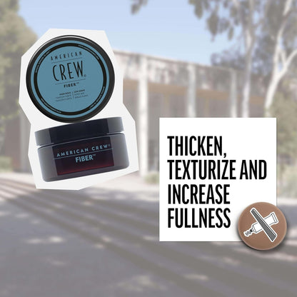 American Crew Fiber High Hold Low Shine Matte Hair Styling Wax 1.7 oz Travel Siz