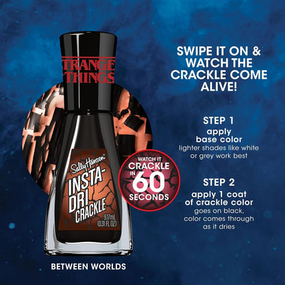 Sally Hansen Insta-Dri x Stranger Things Nail Polish, 743 Between Worlds, 0.31oz
