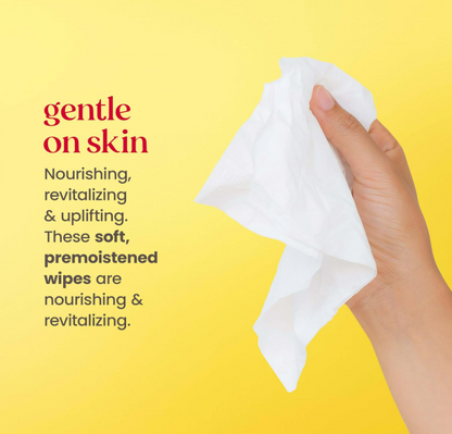 Burt’s Bees Purifying White Tea Facial Towelettes, 100% Plant Based Cloths; 30CT