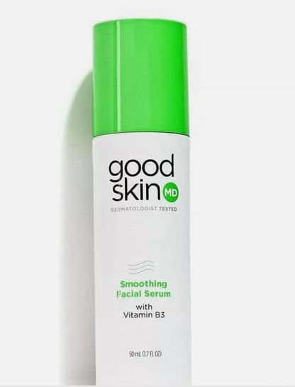 Good Skin MD Smoothing Facial Serum With Vitamin B3, Dermatologist Tested