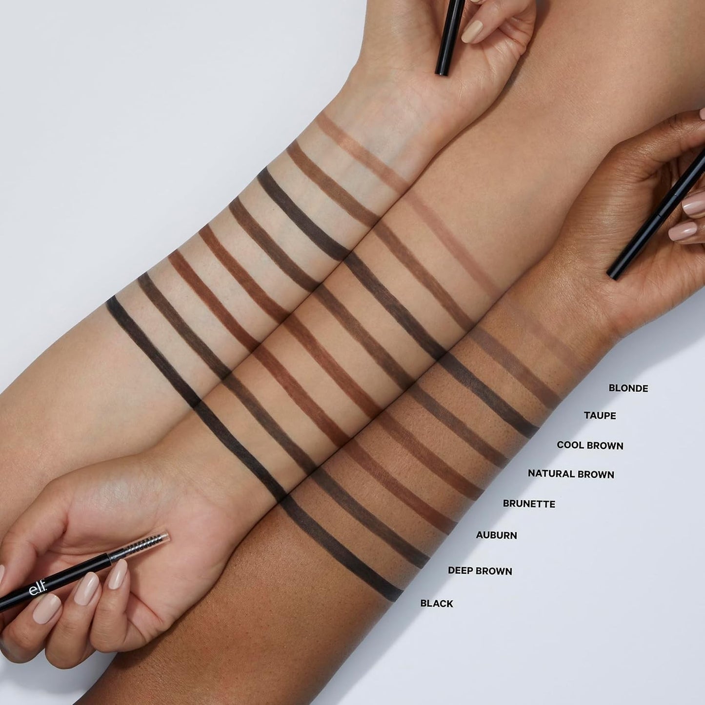 e.l.f Ultra Precise Brow Pencil, Dual-Ended Ultra Fine Tip Defines Neutral Brown