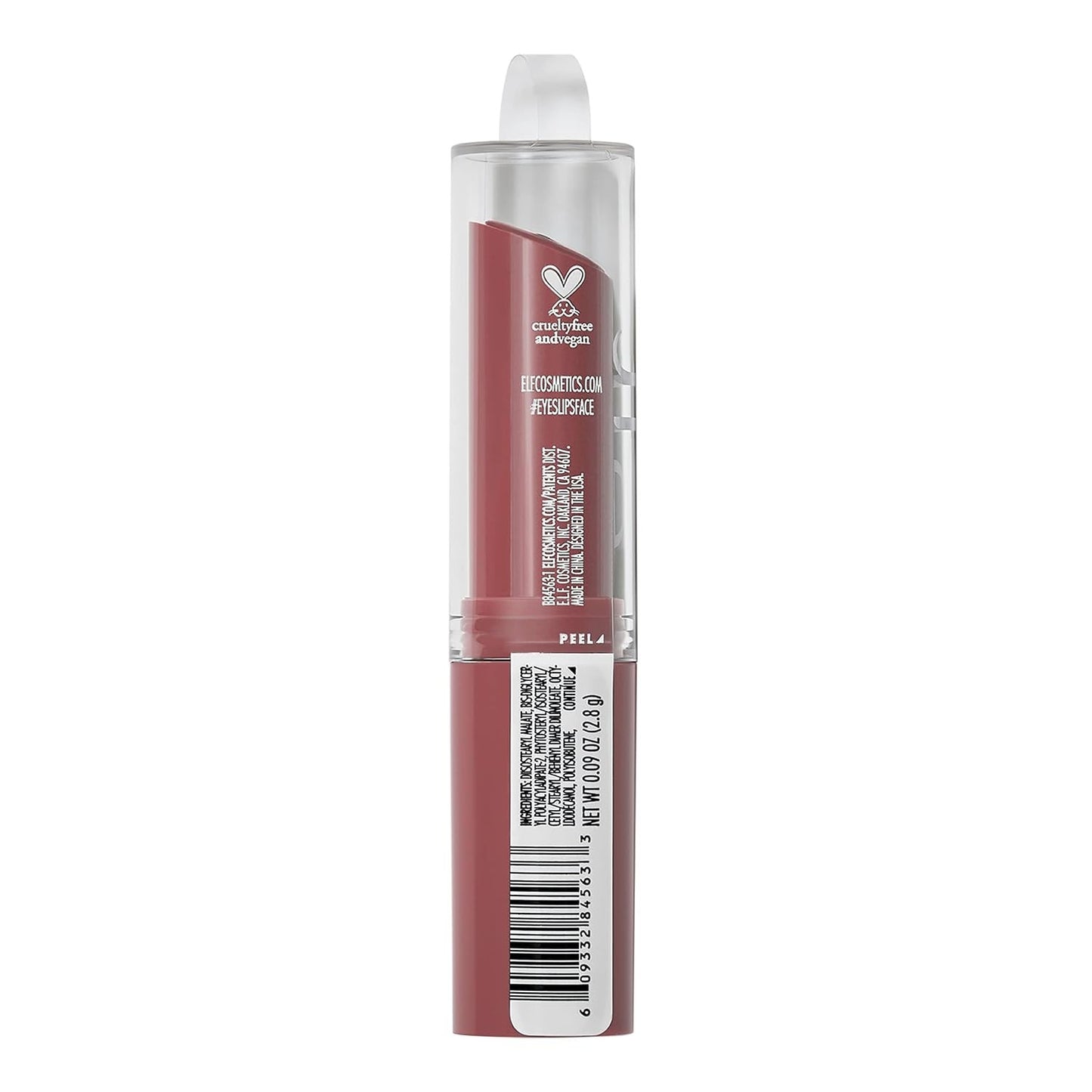 e.l.f. Hydrating Core Lip Shine with Shea Butter & Vitamin E, Happy Dusty Rose
