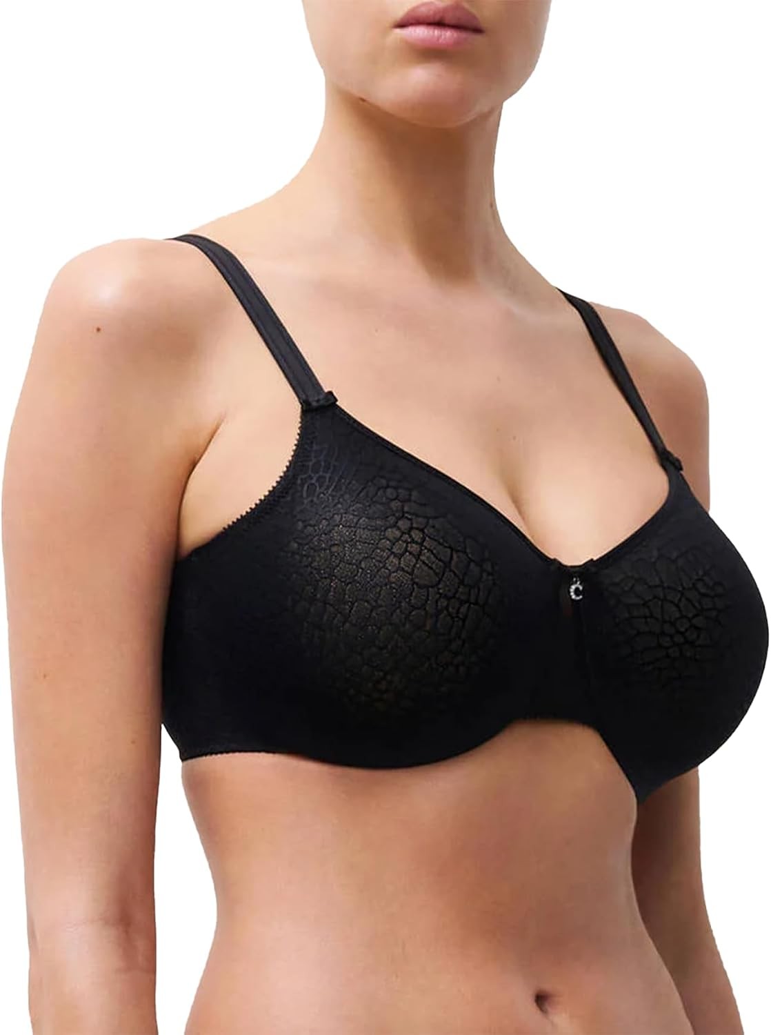 Chantelle C Magnifique Seamless Minimizer Underwire Bra (C18910), 34J Black