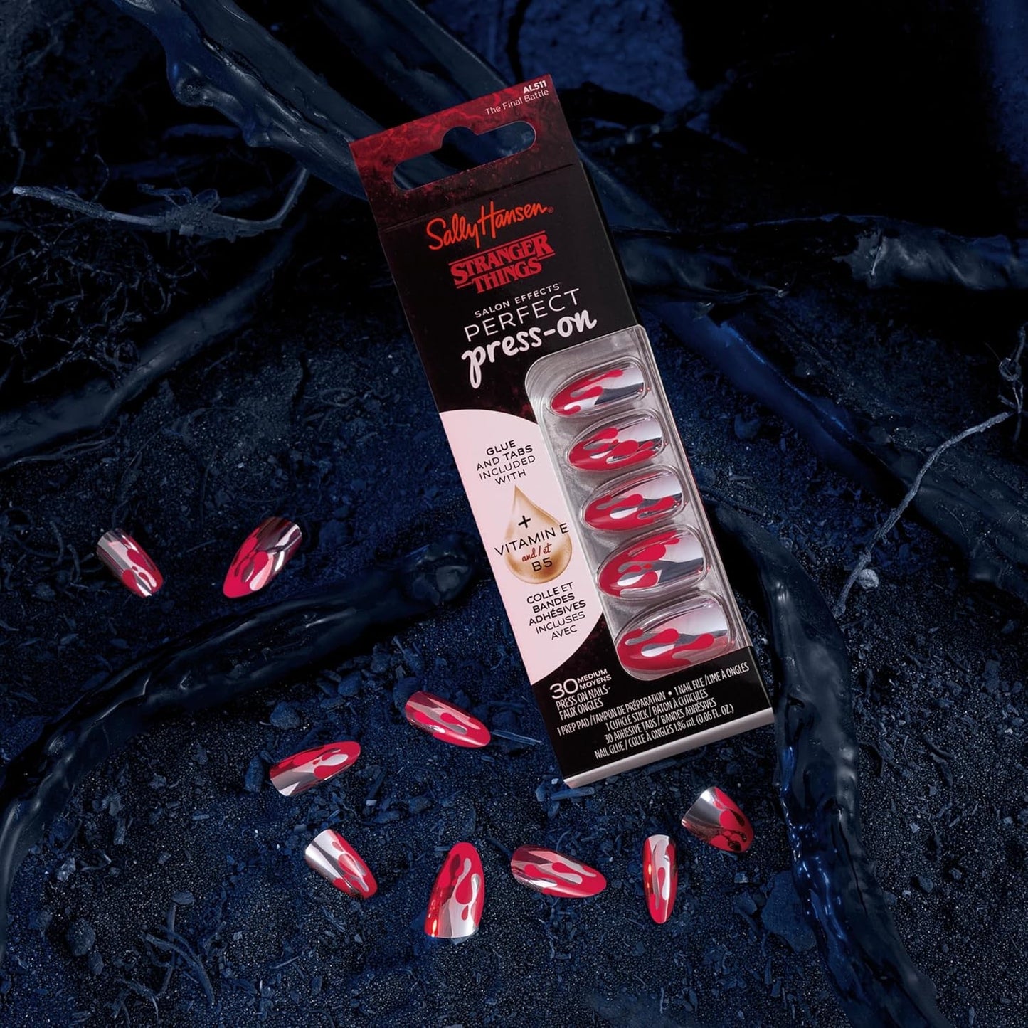 Sally Hansen Insta-Dri x Stranger Things Perfect Press-Ons, The Final Battle