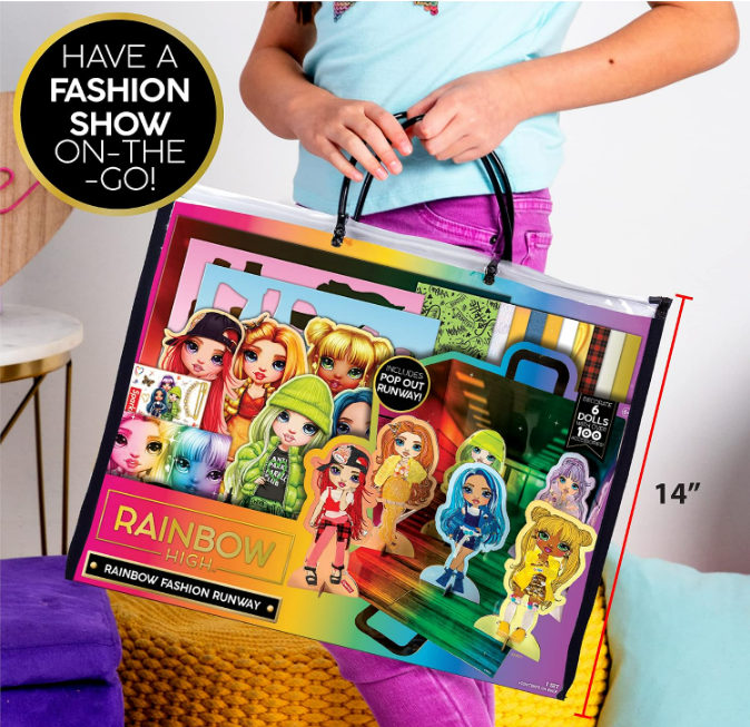 Rainbow High Rainbow Fashion Yearbook, Design Sketchbook, Color & Create Stylish