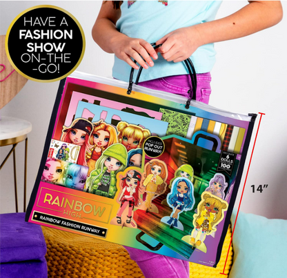 Rainbow High Rainbow Fashion Yearbook, Design Sketchbook, Color & Create Stylish