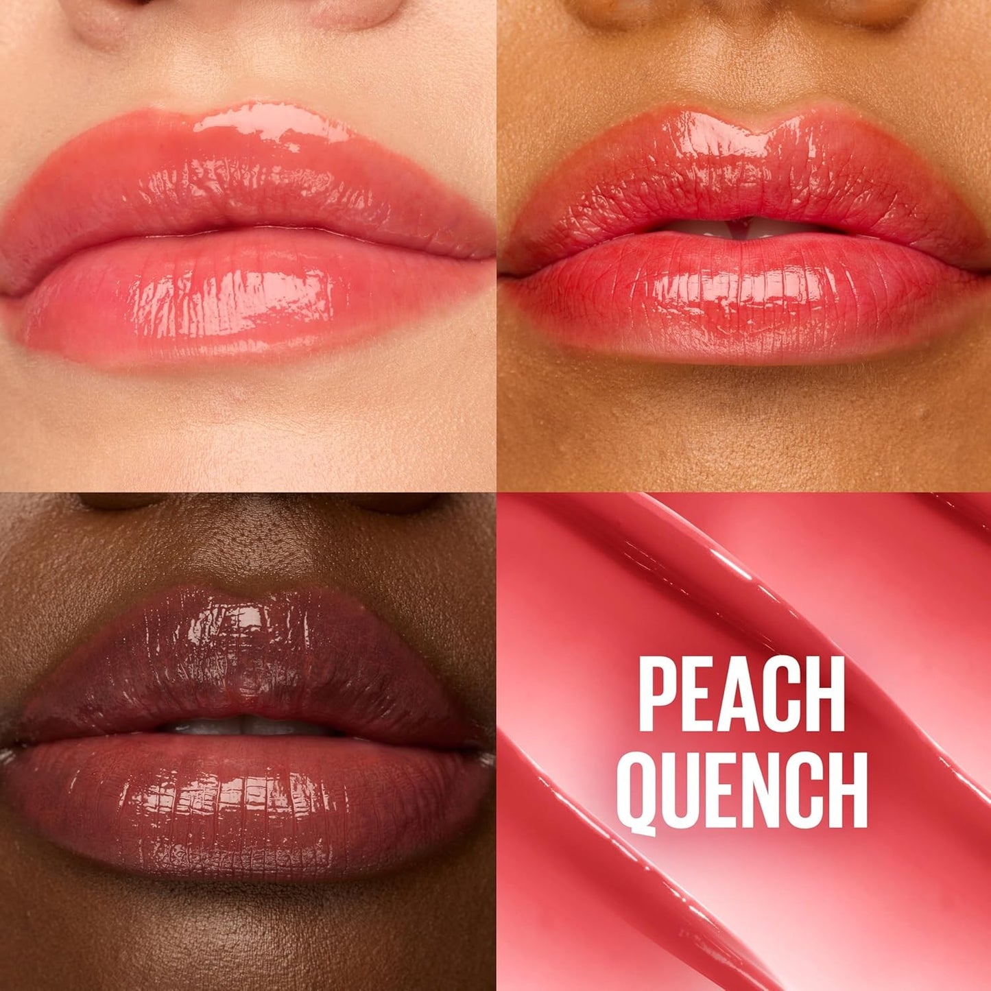 MAYBELLINE Lifter Glaze Oil Balm Peach Quench 005 (Sheer Peach Nude)