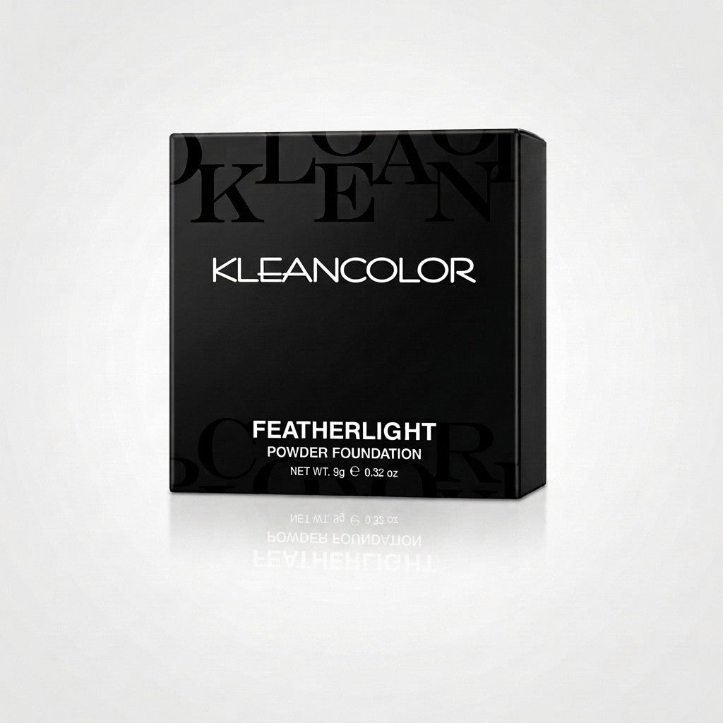 KleanColor FeatherLight Powder Foundation PP2834 Porcelain Matte Full Coverage Makeup