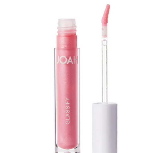 JOAH Glassify High Shine Lip Gloss Fairy Dust Shimmer Pink Moisturizing 0.16oz