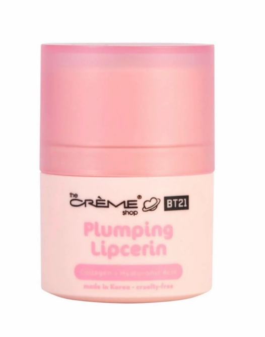 The Creme Shop BT21 Plumping Lipcerin Collagen + Hyaluronic Acid Lip Balm 0.5oz