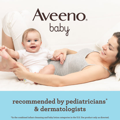 Aveeno Baby All Over Baby Wipes For Sensitive Skin with Oat and Aloe, 64 Wipes
