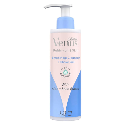 Venus Smoothing Skin Cleanser + Shave Gel for Women, 2-in-1 formula,190ml