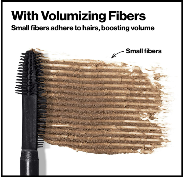 Revlon ColorStay Brow Fiber Filler Brow Gel, 306 Clear, 0.23 fl oz