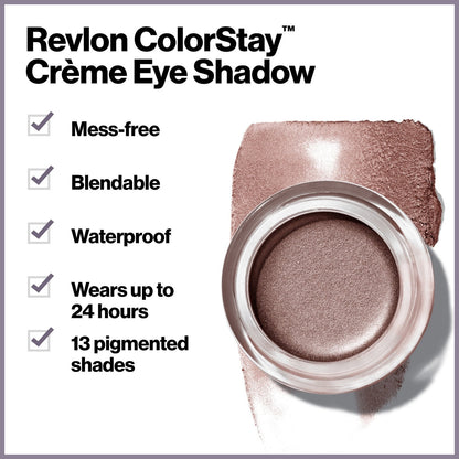 2 Pack Revlon ColorStay Creme Eyeshadow 720 Chocolate Waterproof 24Hr Wear Matte