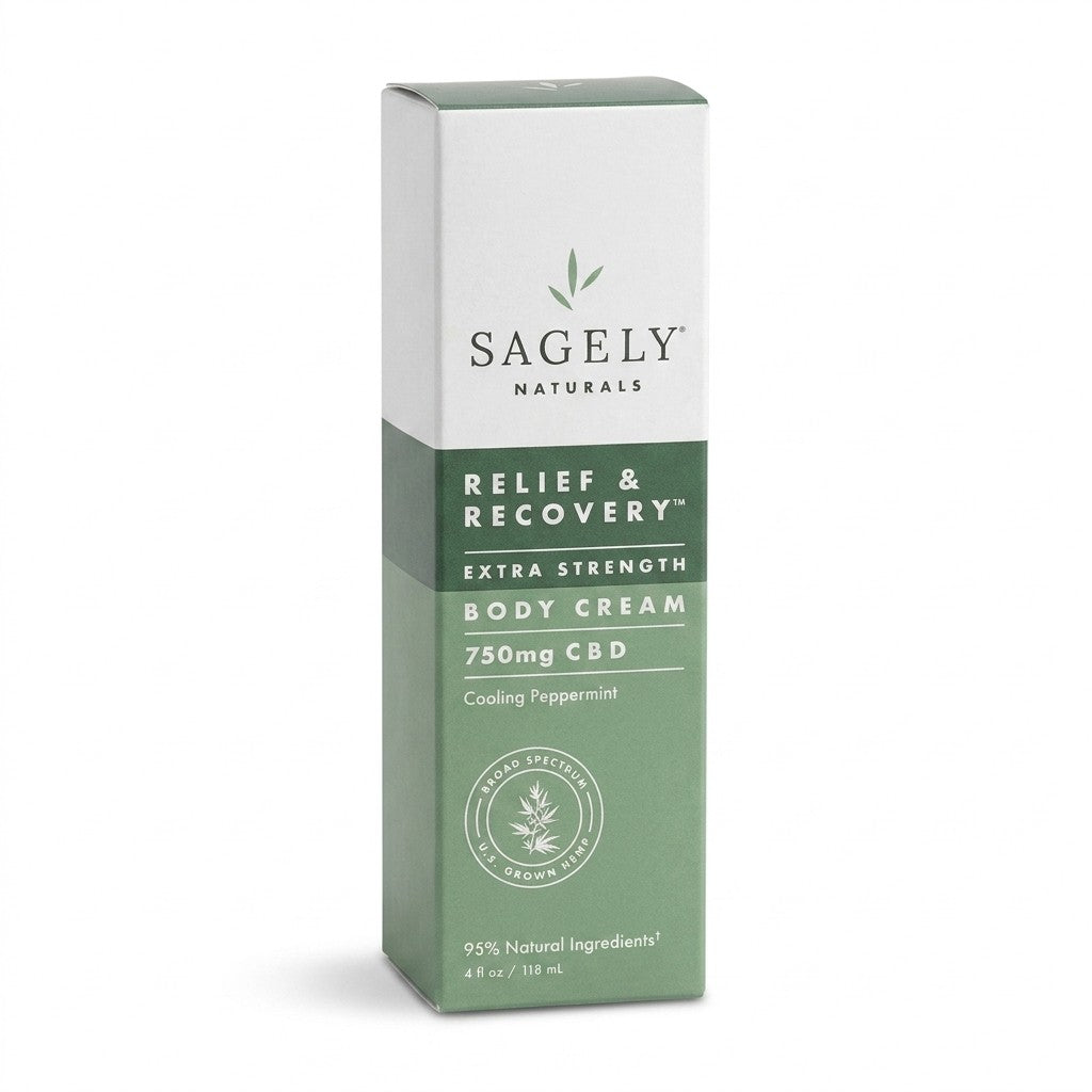 Sagely Naturals Relief & Recovery Extra Strength Body Cream 4 Fl oz