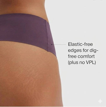 SPANX supersmooth Undie-tectable Thong - Comfortable Core Control - Large, Prune