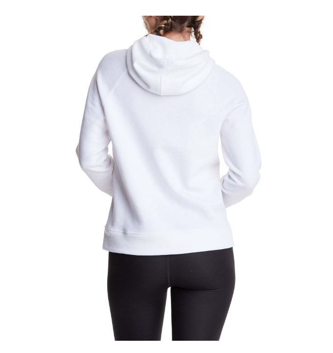 Champion Women's Women's Powerblend Crew, C Logo White XXL