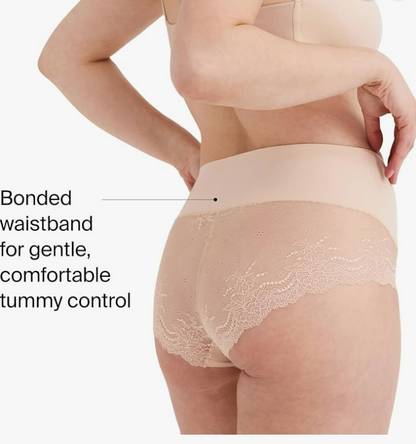 SPANX supersmooth Undie-tectable Lace Hipster Large Prune