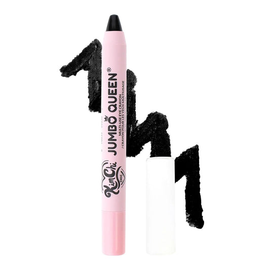 Kimchi Chic Beauty Jumbo Queen Eye Crayon, Multi-Use, 02 Black Sesame
