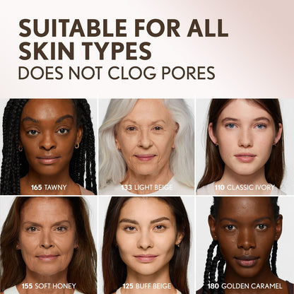 COVERGIRL Clean Invisible Pressed Powder, 133 Light Beige, 0.38 oz