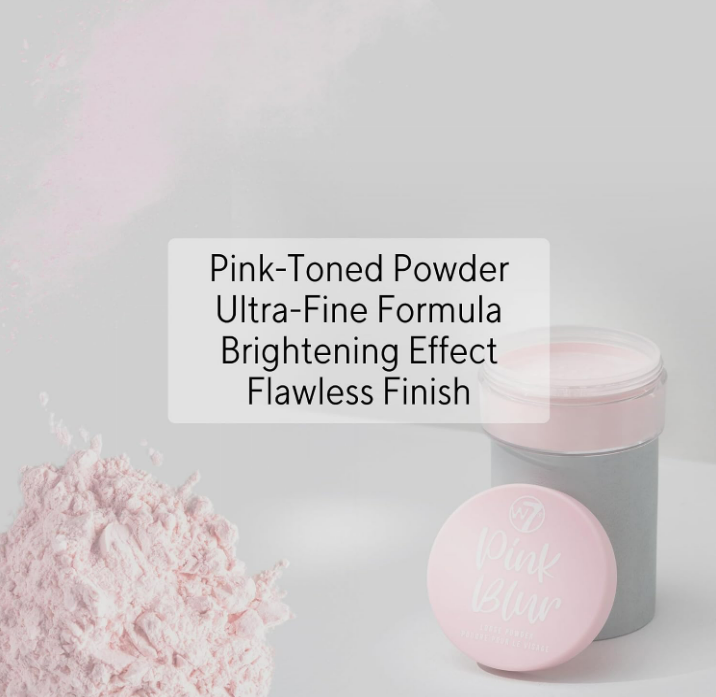 W7 Pink Blur Loose Powder - 20 g