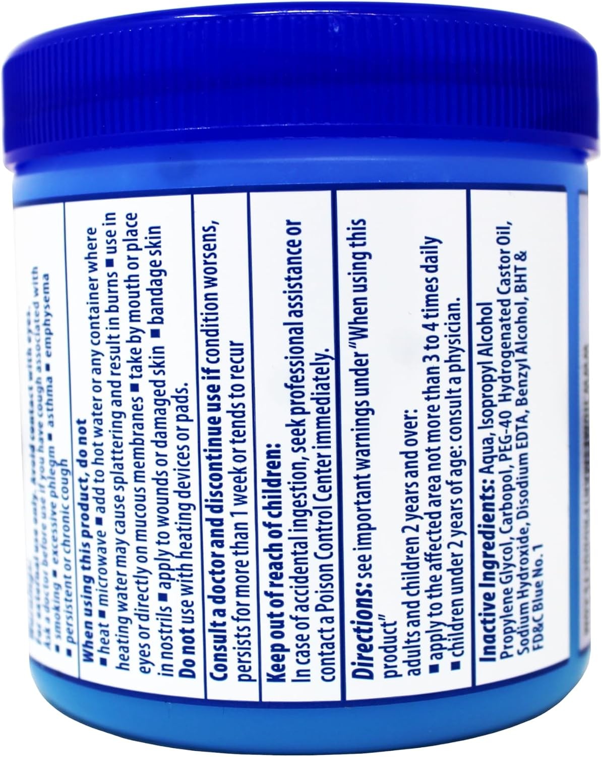 Health Smart Blue Ice Pain Relief Gel, Topical Analgesic Gel with Menthol, 8 Oz