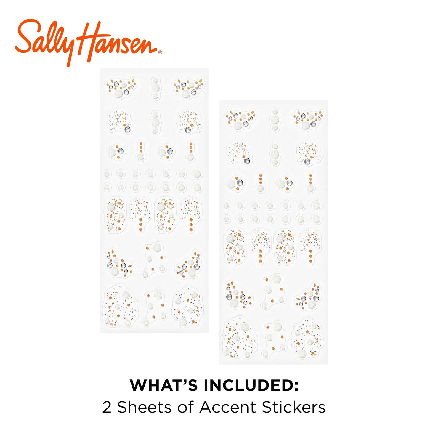 Sally Hansen Salon Effects Nail Accents, Bubbly & Pearls, Bubbly & Pearls