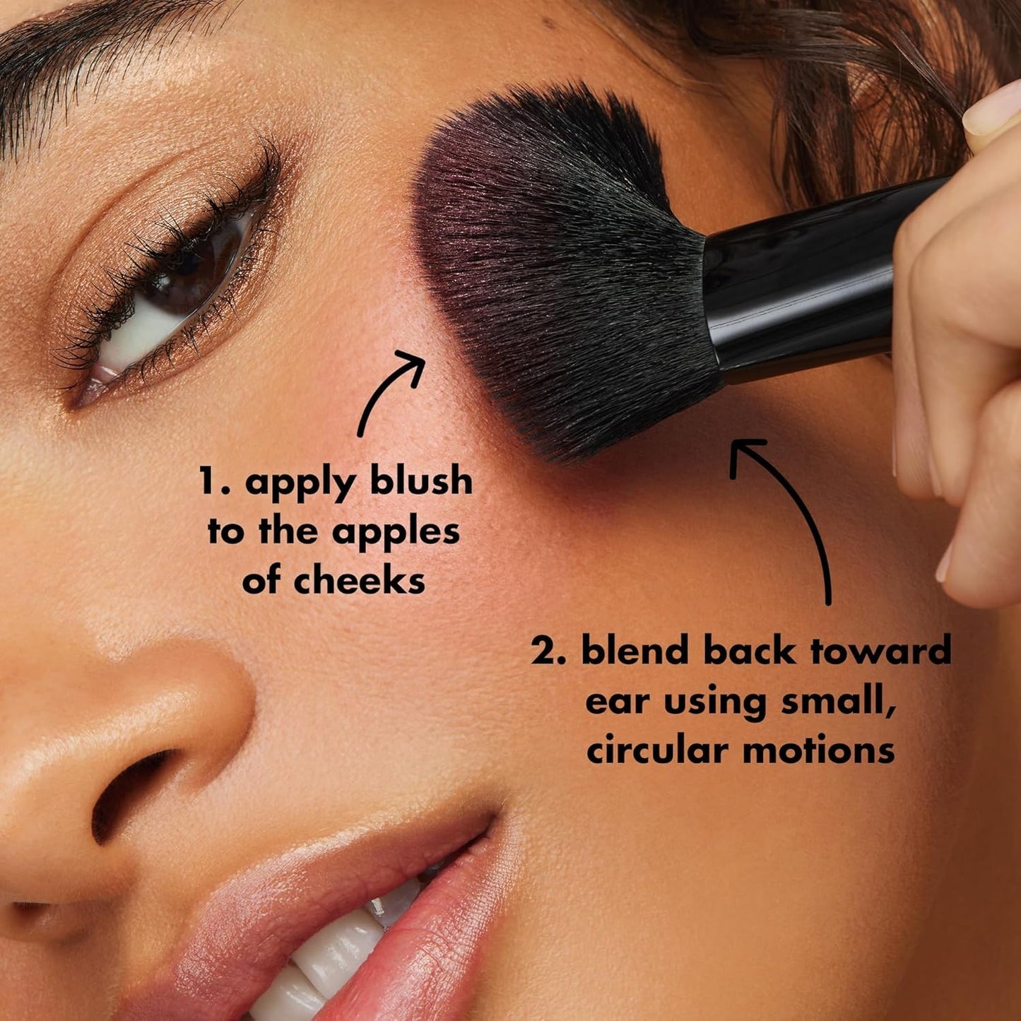 e.l.f. Angled Blush Brush, Face Makeup Brush For A Sculpted Look, 1 each