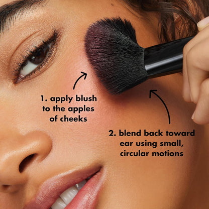 e.l.f. Angled Blush Brush, Face Makeup Brush For A Sculpted Look, 1 each