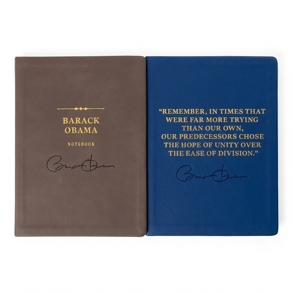 Barack Obama Signature Notebook Journal Inspiring Curious Minds Vol 11