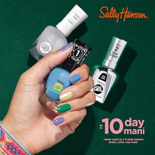 Sally Hansen Miracle Gel, Summer Camp 899 Let's Go Glamping, Gel-Like Formula,