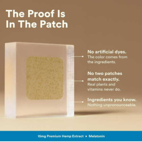The Good Patch Nite Nite Sleep Patches 4 Count  3mg Melatonin
