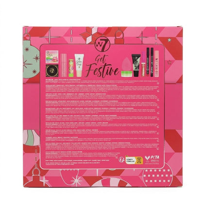 W7 Get Festive 12 Day Beauty Treats Makeup Advent Calendar Christmas Gift Box