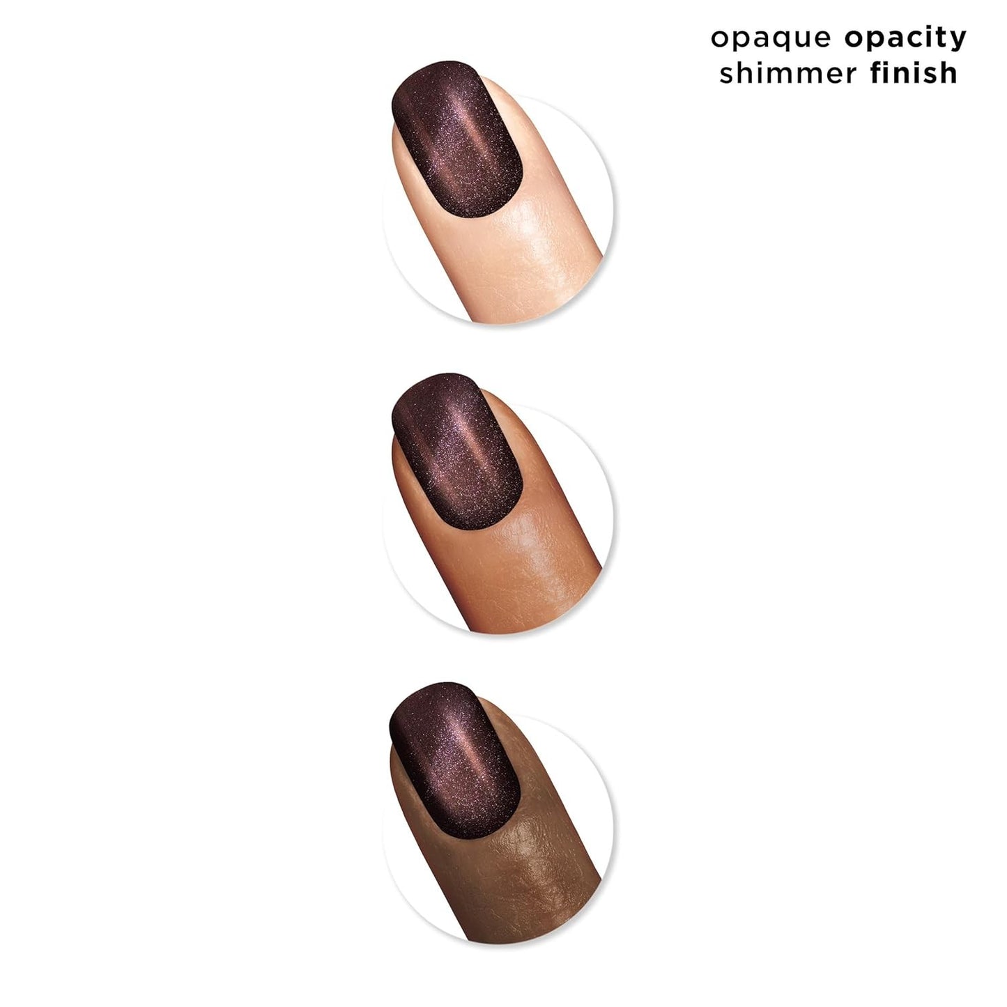 Sally Hansen Miracle Gel Hot Cocoa Cuddles Long Lasting Gel Like Formula No UV Lamp Needed Opaque Shimmery Brown Nail Polish