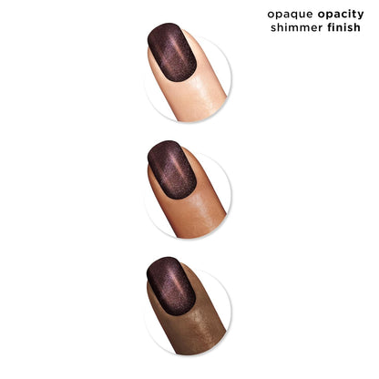 Sally Hansen Miracle Gel Hot Cocoa Cuddles Long Lasting Gel Like Formula No UV Lamp Needed Opaque Shimmery Brown Nail Polish