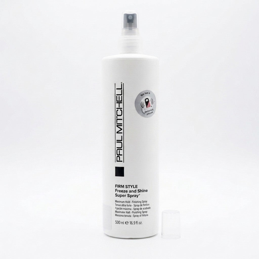 Paul Mitchell Freeze Shine Super Hairspray Maximum Hold Shiny Finish Hairspray For Coarse Hair