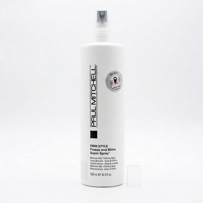 Paul Mitchell Freeze Shine Super Hairspray Maximum Hold Shiny Finish Hairspray For Coarse Hair