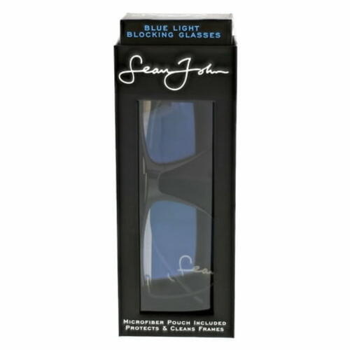 Sean John Style Kings Blue Light Blocking Glasses Black Frame Computer Eyewear