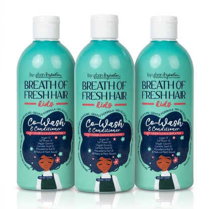 3PK Urban Hydration Kids Breath of Fresh Hair Co-Wash & Conditioner 12oz Each