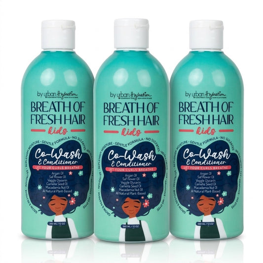 3PK Urban Hydration Kids Breath of Fresh Hair Co-Wash & Conditioner 12oz Each