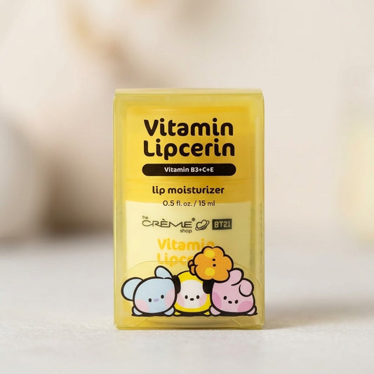 The Creme Shop x BT21 Vitamin Lipcerin Lip Moisturizer B3+C+E Treatment 0.5 oz